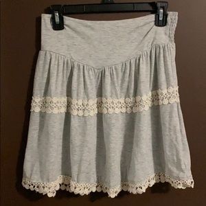 Grey and Tan Skirt